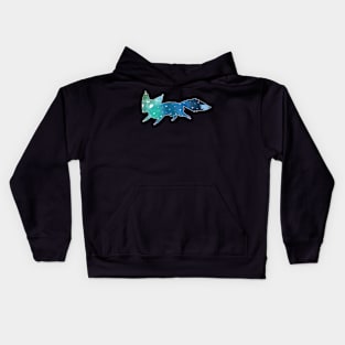 Celestial Moon Fox Kids Hoodie